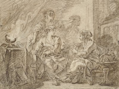 Die Erfindung des Zeichnens von François Boucher